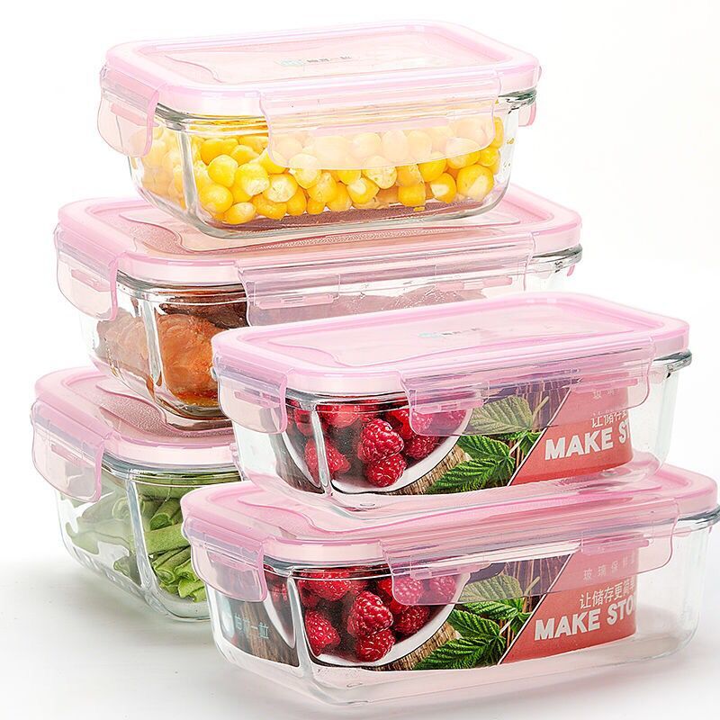 Health Wellness Product - 3 adet/mikrodalga fırın ısıtılabilir yemek kutusu