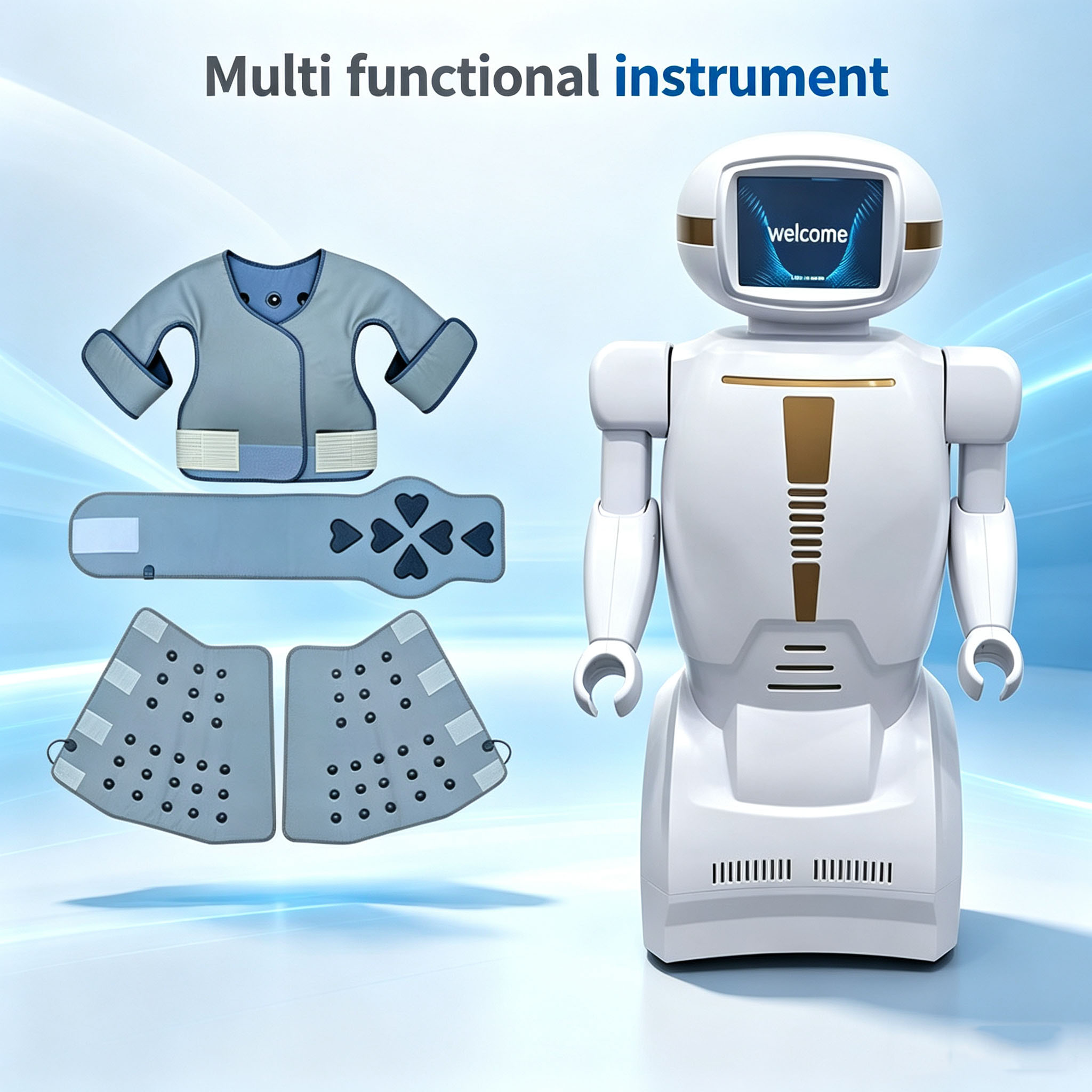 Health Wellness Center - Robot Sağlık ve Zindelik Cihazı Omuz,
