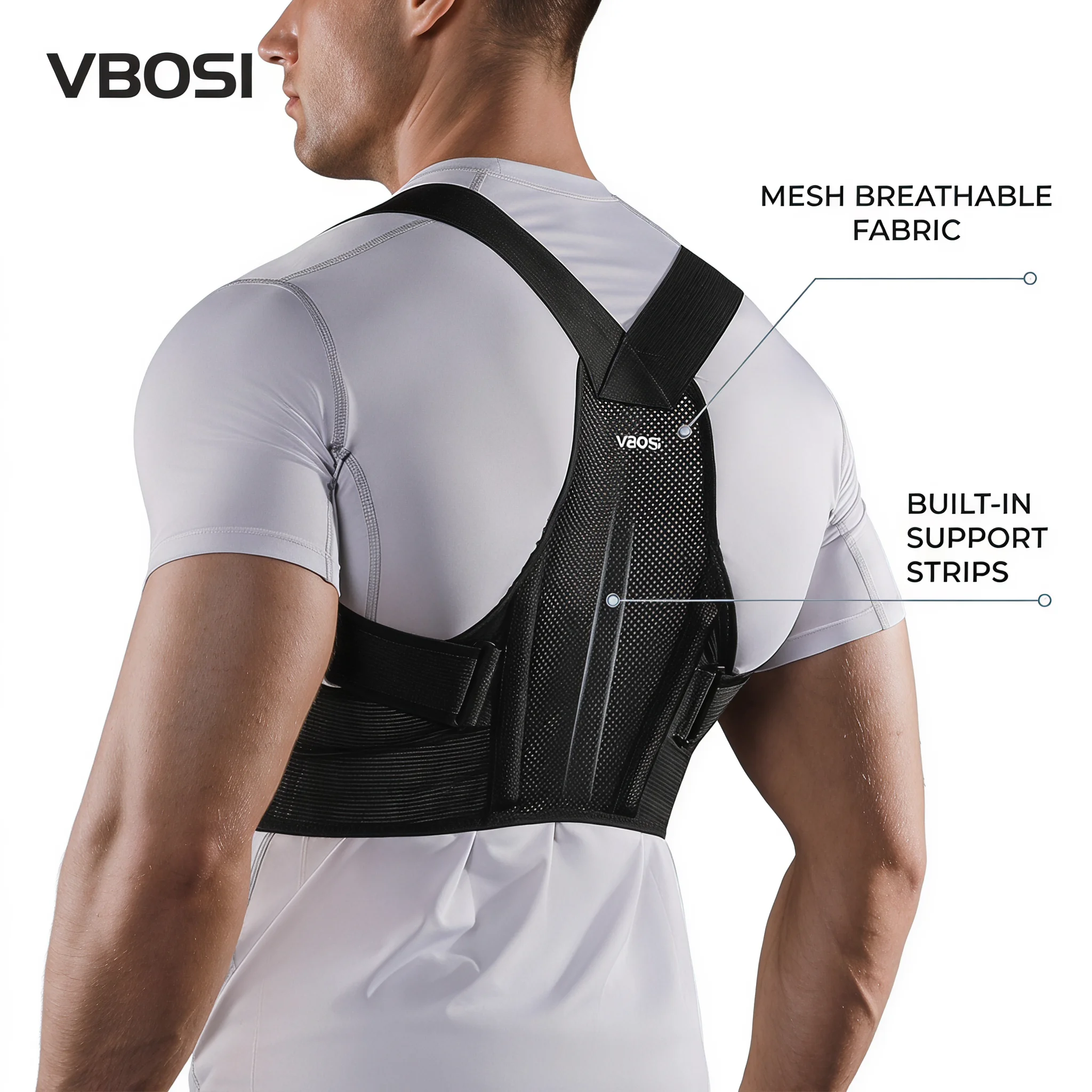VBOSI Ayarlanabilir Duruş Düze - Posture Corrector Back Brace incelemesi ve fiyatı